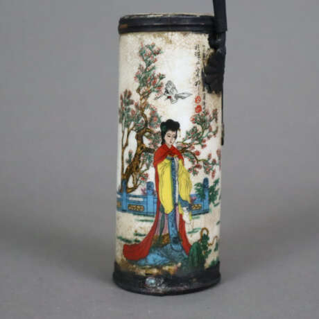 Fünf zylindrische Opiumpfeifen - China, Keramik mi… - фото 2 Fünf zylindrische Opiumpfeifen - China, Keramik mi… - фото 2