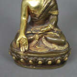 Zwei kleine Buddhafiguren - sinotibetisch, Kupferl… - фото 2