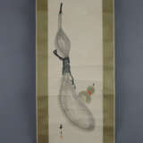 Japanisches Rollbild -20.Jh.- Flaschenkürbisse, Tu… - photo 2
