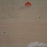 Japanisches Rollbild -20.Jh.-Schwalben über blühen… - photo 2