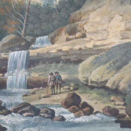 Unbekannte/r Künstler/in (Ende 18. Jh.) - "Am Wass… - фото 2 Unbekannte/r Künstler/in (Ende 18. Jh.) - "Am Wass… - фото 2