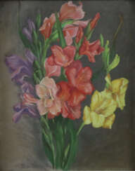Breitenbach, Paul (20. Jh.) - Gladiolen, Pastellze…