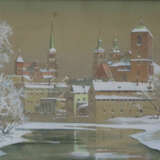 Eisold, R. (20. Jh.) - Blick auf verschneite Stadt… - photo 1