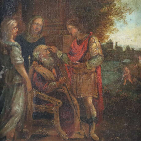 Altmeister/in (17./18.Jh.) - "Die Heilung des blin… - photo 2 Altmeister/in (17./18.Jh.) - "Die Heilung des blin… - photo 2