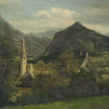 Henning, Rob (19.Jh.) - Dorfkirche im Gebirgstal, … - photo 1