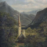 Henning, Rob (19.Jh.) - Dorfkirche im Gebirgstal, … - photo 2