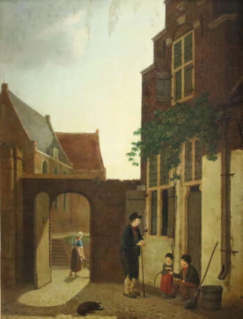 Niederländischer Genremaler -19.Jh.-- Idyllische I… - photo 1 Niederländischer Genremaler -19.Jh.-- Idyllische I… - photo 1