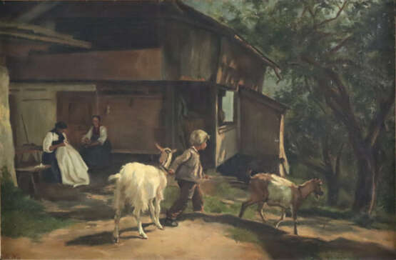 Monogrammist/in -2.Hälfte 19.Jh.- Bäuerliche Idyll… - photo 1 Monogrammist/in -2.Hälfte 19.Jh.- Bäuerliche Idyll… - photo 1