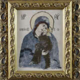 Ikone "Gottesmutter mit Kind" - polychrome Malerei… - photo 1