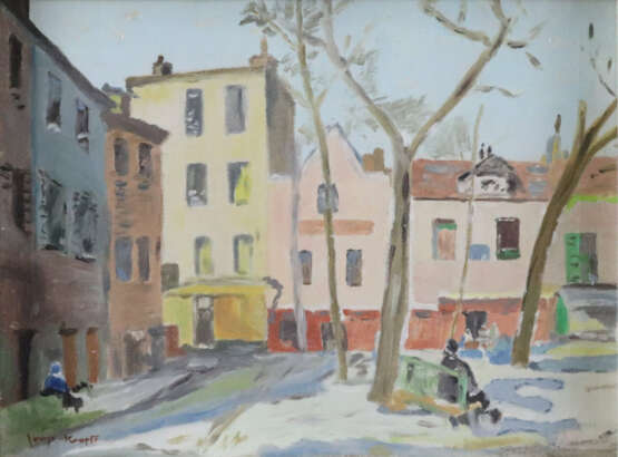 Kropff, Joop (1892 Den Haag - 1979) - Winterszene … - Foto 1 Kropff, Joop (1892 Den Haag - 1979) - Winterszene … - Foto 1
