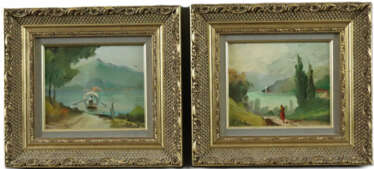Landschaftsmaler (20. Jh.) - Ein Paar mediterrane …