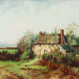 Lewis, H. (XIX/XX) - Bauerngehöft, 1908, Öl auf Le… - фото 1