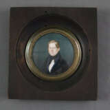 Miniaturportrait eines Mannes - Miniaturmalerei au… - фото 1