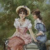 Sarto, Lucia (*1950) - Zwei junge Frauen im Garten… - photo 2