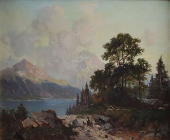 Tunica, Hermann August Th. (1826-1907) - Alpensee … - фото 1 Tunica, Hermann August Th. (1826-1907) - Alpensee … - фото 1