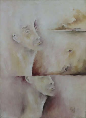 Vogel, A. (XX) - Abstraktion mit Gesichtern, 1975,… - фото 1 Vogel, A. (XX) - Abstraktion mit Gesichtern, 1975,… - фото 1