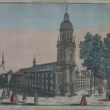 Augsburg - Guckkastenblatt mit Ansicht des Univers… - Foto 1