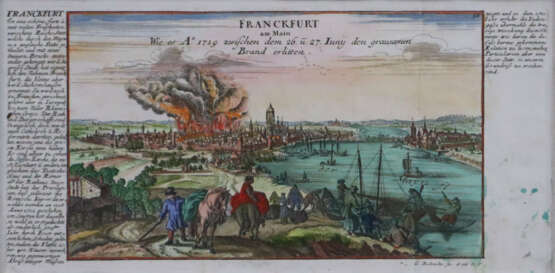 Frankfurt am M. - "Franckfurt am Main Wie es A° 17… - Foto 1 Frankfurt am M. - "Franckfurt am Main Wie es A° 17… - Foto 1