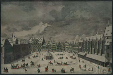 Frankfurt am M. - Guckkastenbild mit Frankfurtansi…