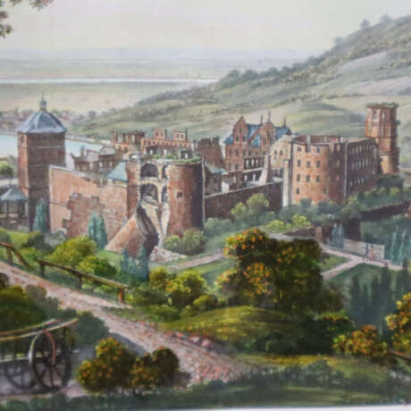 Heidelberg - Ansicht des Heidelberger Schlosses, s… - фото 2 Heidelberg - Ansicht des Heidelberger Schlosses, s… - фото 2