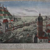 Würzburg - Guckkastenblatt mit historischer Übersc… - photo 1