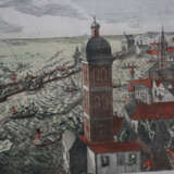 Würzburg - Guckkastenblatt mit historischer Übersc… - photo 2