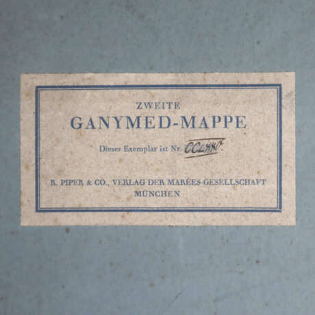 "Zweite Ganymed-Mappe" - Mappe mit 12 handsigniert… - фото 2 "Zweite Ganymed-Mappe" - Mappe mit 12 handsigniert… - фото 2