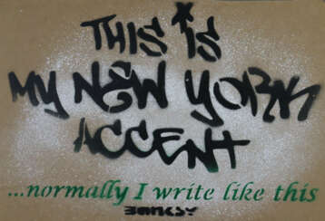 Banksy (*1974 Bristol, nach) - "This is my New Yor…