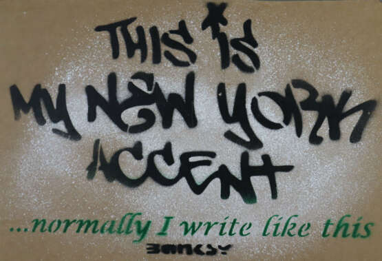 Banksy (*1974 Bristol, nach) - "This is my New Yor… - photo 1 Banksy (*1974 Bristol, nach) - "This is my New Yor… - photo 1