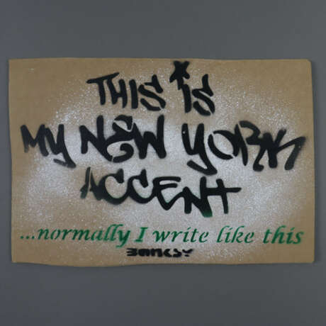 Banksy (*1974 Bristol, nach) - "This is my New Yor… - photo 2 Banksy (*1974 Bristol, nach) - "This is my New Yor… - photo 2