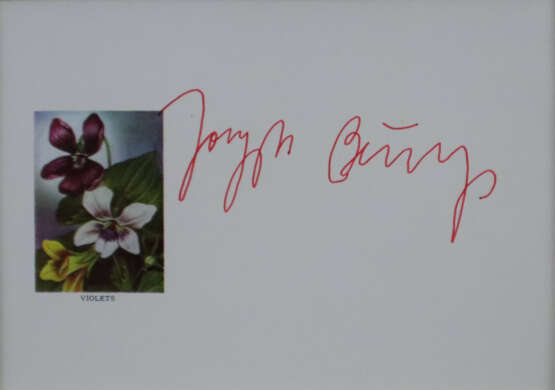 Beuys, Joseph (1921 Krefeld - 1986 Düsseldorf) - "… - фото 1 Beuys, Joseph (1921 Krefeld - 1986 Düsseldorf) - "… - фото 1