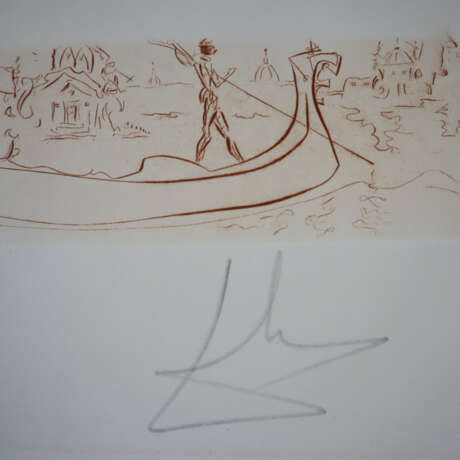 Dalí, Salvador (1904 -Figueras- 1989, nach) - „Vis… - photo 2 Dalí, Salvador (1904 -Figueras- 1989, nach) - „Vis… - photo 2
