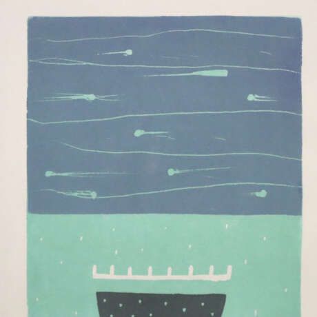 Gutbrod, Helmut (*1958 Nürnberg) - Farbkomposition… - photo 2 Gutbrod, Helmut (*1958 Nürnberg) - Farbkomposition… - photo 2