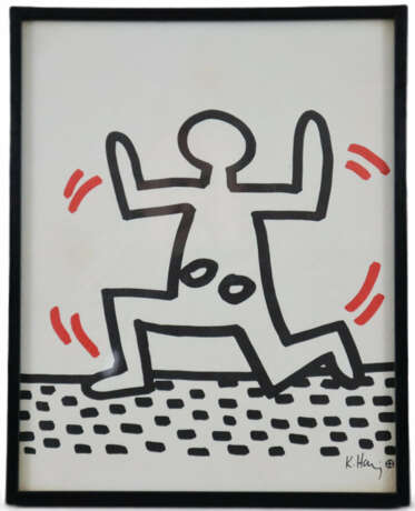 Haring, Keith (1958 Reading in Pennsylvania - 1990… - photo 1 Haring, Keith (1958 Reading in Pennsylvania - 1990… - photo 1