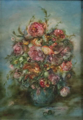 Hudecek, Emy (*1937 Österreich) - Blumenkompositio… - фото 1