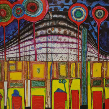 Hundertwasser, Friedensreich (1928-2000, nach) - „… - photo 2