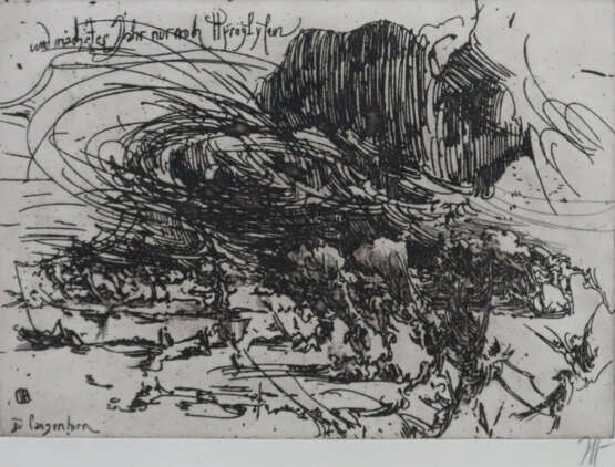 Janssen, Horst (1929 Hamburg - 1995 ebenda) - "und… - фото 1