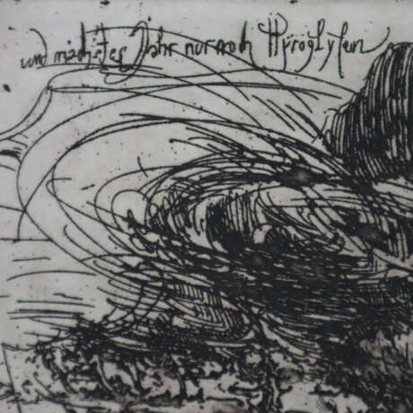 Janssen, Horst (1929 Hamburg - 1995 ebenda) - "und… - фото 2