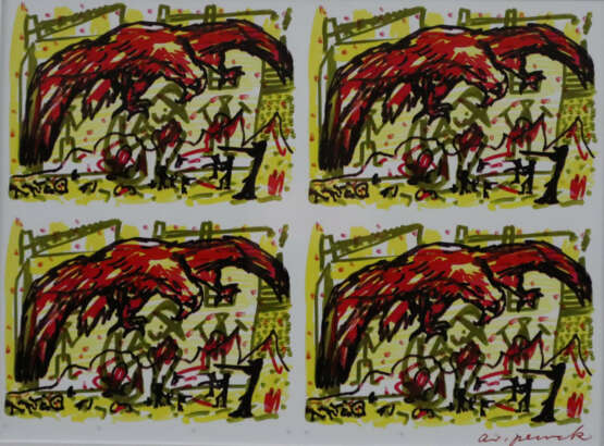 Penck, A.R. (1939 Dresden-2017 Zürich) - "Prinzip … - photo 1 Penck, A.R. (1939 Dresden-2017 Zürich) - "Prinzip … - photo 1