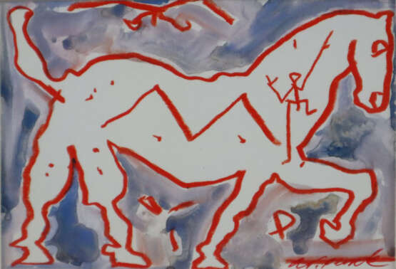 Penck, A.R. (1939 Dresden-2017 Zürich) - "Pferd mi… - photo 1