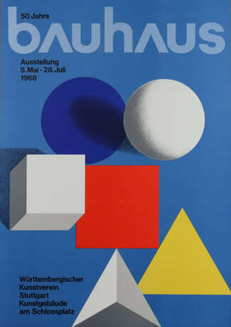 Bayer, Herbert (1900-1985) - Ausstellungsplakat "5… - photo 1 Bayer, Herbert (1900-1985) - Ausstellungsplakat "5… - photo 1