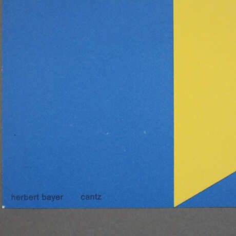 Bayer, Herbert (1900-1985) - Ausstellungsplakat "5… - photo 2 Bayer, Herbert (1900-1985) - Ausstellungsplakat "5… - photo 2
