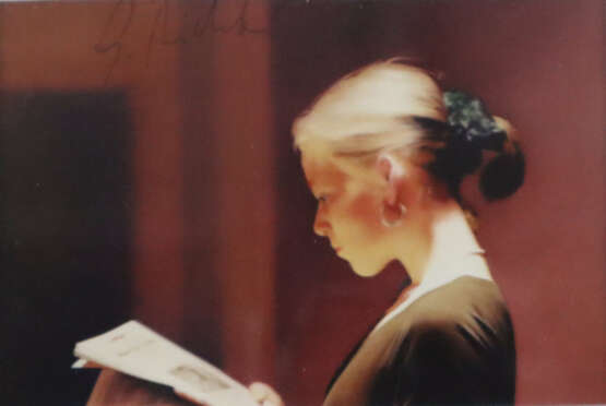 Richter, Gerhard (*1932 Dresden) - "Lesende", Kuns… - photo 1 Richter, Gerhard (*1932 Dresden) - "Lesende", Kuns… - photo 1