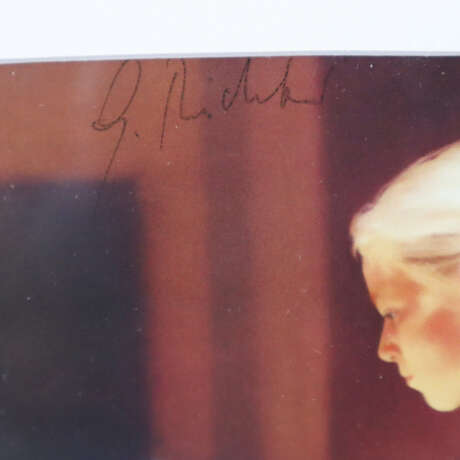 Richter, Gerhard (*1932 Dresden) - "Lesende", Kuns… - photo 2 Richter, Gerhard (*1932 Dresden) - "Lesende", Kuns… - photo 2