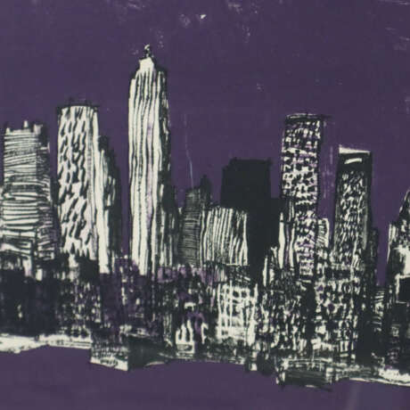Wetli, Hugo (1916 Bern - 1972 New York) - Skyline … - photo 2 Wetli, Hugo (1916 Bern - 1972 New York) - Skyline … - photo 2