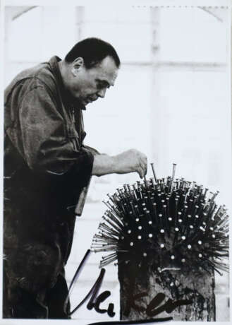 Fotografie Günther Uecker - s/w Fotografie mit Sig… - photo 1