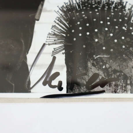 Fotografie Günther Uecker - s/w Fotografie mit Sig… - photo 2