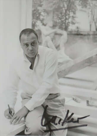 Fotografie Günther Uecker - s/w Fotografie mit Sig… - photo 1