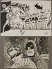 Nr. 52 2000,- // Batman - Zwei Zeichnungen nach Bo…