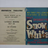 Disney - "Snow White" Kinoflyer, dünnes Zeitungspa… - фото 2